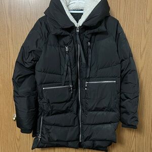 Orolay Black down thickened jacket